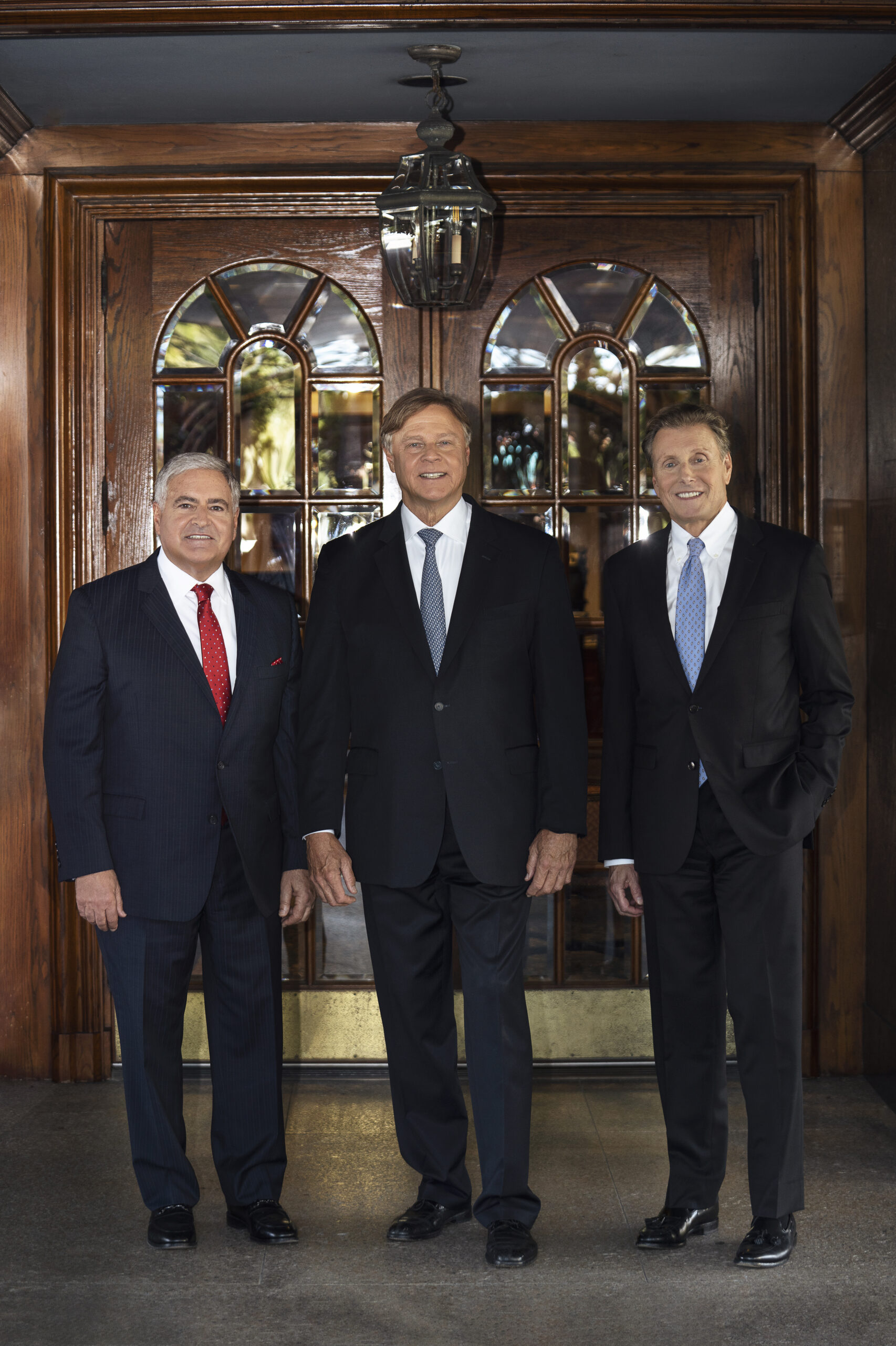 Jack Scarola, Chris Searcy, and Greg Barnhart — distinguished partners of Searcy Denny Scarola Barnhart & Shipley, one of Florida’s most respected personal injury and trial law firms. Photographed in elegant, professional lighting, this portrait captures the distinguished executive leadership of a nationally recognized legal team based in West Palm Beach.